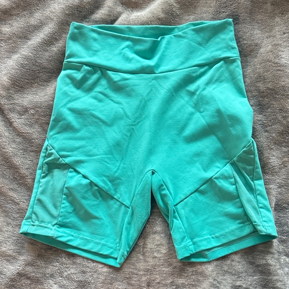 ECHT Aqua High-Waist Women's Bike Shorts